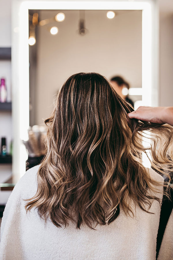 Wavey styled hair with Hail Your Hair Straighteners